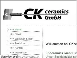 Sites similar to ckceramics.de
