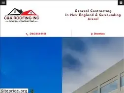 Sites similar to ckroofingne.com