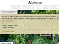 Sites similar to cksrealfood.com