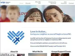 Sites similar to clackamasloveinc.org