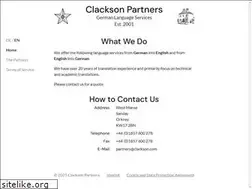 Sites similar to clackson.com