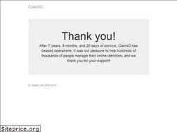 Sites similar to claimid.com