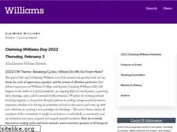 Sites similar to claiming.williams.edu