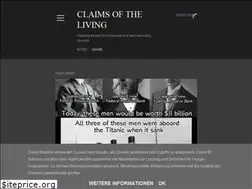 Sites similar to claimsoftheliving.blogspot.com
