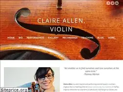 Sites similar to claireallenviolin.com