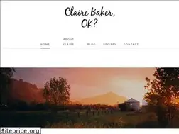 Sites similar to clairebakerok.com