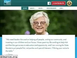 Sites similar to claireforsenate.com