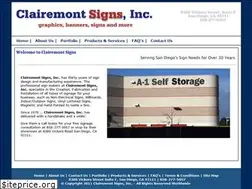 Sites similar to clairemontsigns.com