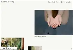 Sites similar to clairemossong.com