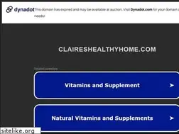 Sites similar to claireshealthyhome.com