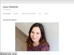 Sites similar to clairetedeschi.com