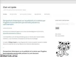 Sites similar to clairetlipide.wordpress.com