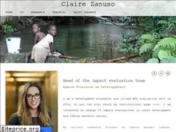 Sites similar to clairezanuso.com