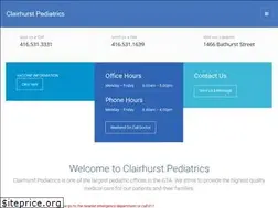 Sites similar to clairhurstpediatrics.ca