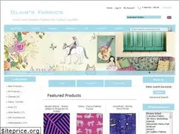 Sites similar to clairsfabrics.com