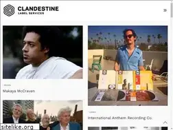 Sites similar to clandestinelabelservices.com