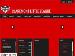 Sites similar to claremontlittleleague.org