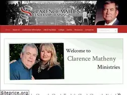 Sites similar to clarencemathenyministries.com