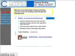 Sites similar to clarenceprinting.com