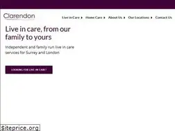 Sites similar to clarendonliveincare.co.uk