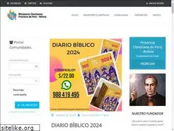 Sites similar to claretianosperubolivia.org