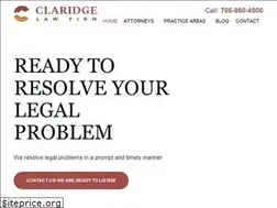 Sites similar to claridgelawfirm.com