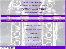 Sites similar to clarinetsdirect.biz