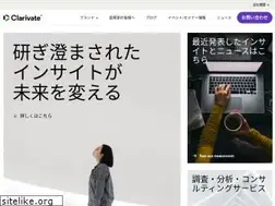 Sites similar to clarivate.jp