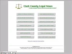 Sites similar to clarkcountylegalnews.com