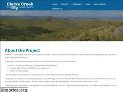 Sites similar to clarkecreekwindandsolar.com.au