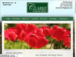 Sites similar to clarkefuneralhome.com