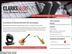 Sites similar to clarks-music.com