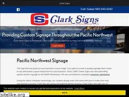 Sites similar to clarksigns.com