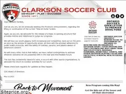 Sites similar to clarksonsoccerclub.com