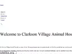 Sites similar to clarksonvillagevet.com