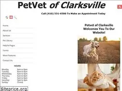 Sites similar to clarksvillepetvet.com
