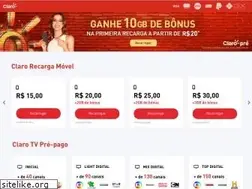 Sites similar to clarorecarga.com.br