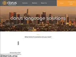 Sites similar to claruslanguagesolutions.com