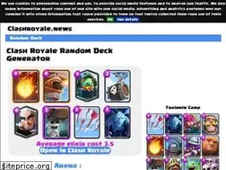 Sites similar to clashroyale.news