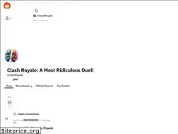Sites similar to clashroyale.reddit.com
