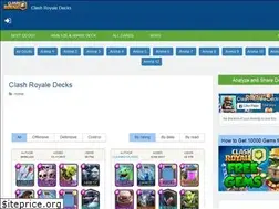 Sites similar to clashroyaledeck.wiki
