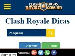 Sites similar to clashroyaledicas.com.br