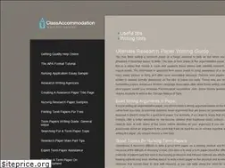 Sites similar to classaccommodation.org