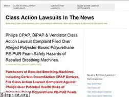 Sites similar to classactionlawsuitsinthenews.com