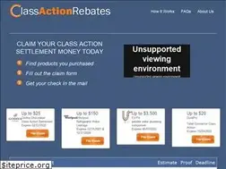 Sites similar to classactionrebates.com