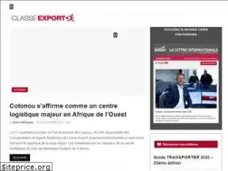 Sites similar to classe-export.com