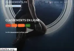 Sites similar to classements.fr