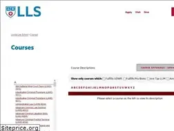 Sites similar to classes.lls.edu