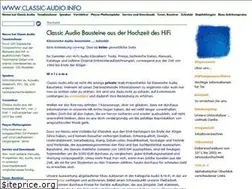Sites similar to classic-audio.info