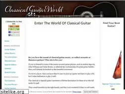 Sites similar to classical-guitar-world.com